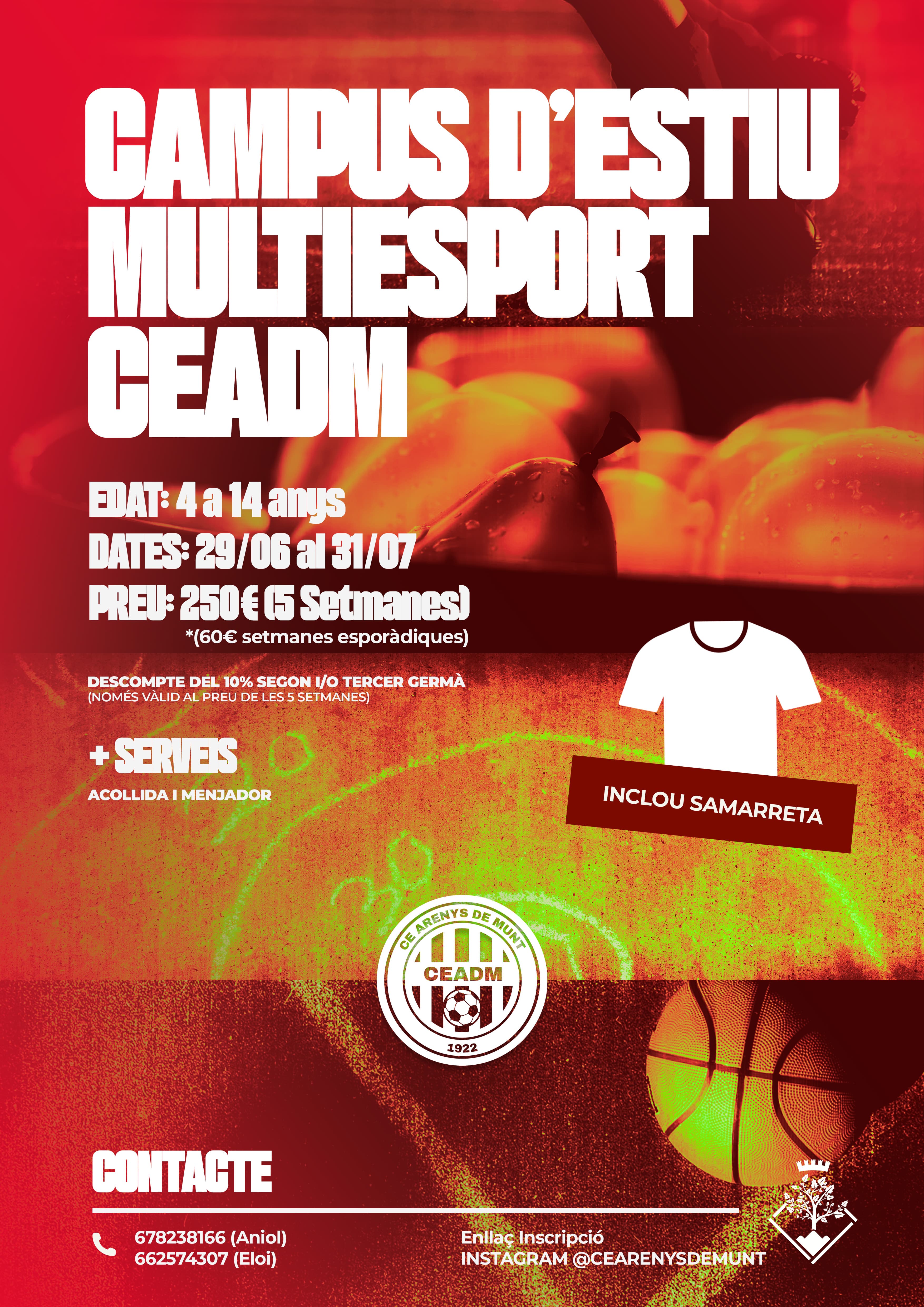 Cartell multiesport CEADM